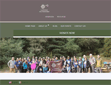 Tablet Screenshot of latinooutdoors.org